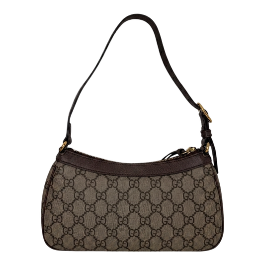 Gucci Ophidia Handtasche Small GG Supreme Beige/Ebenholz Gucci