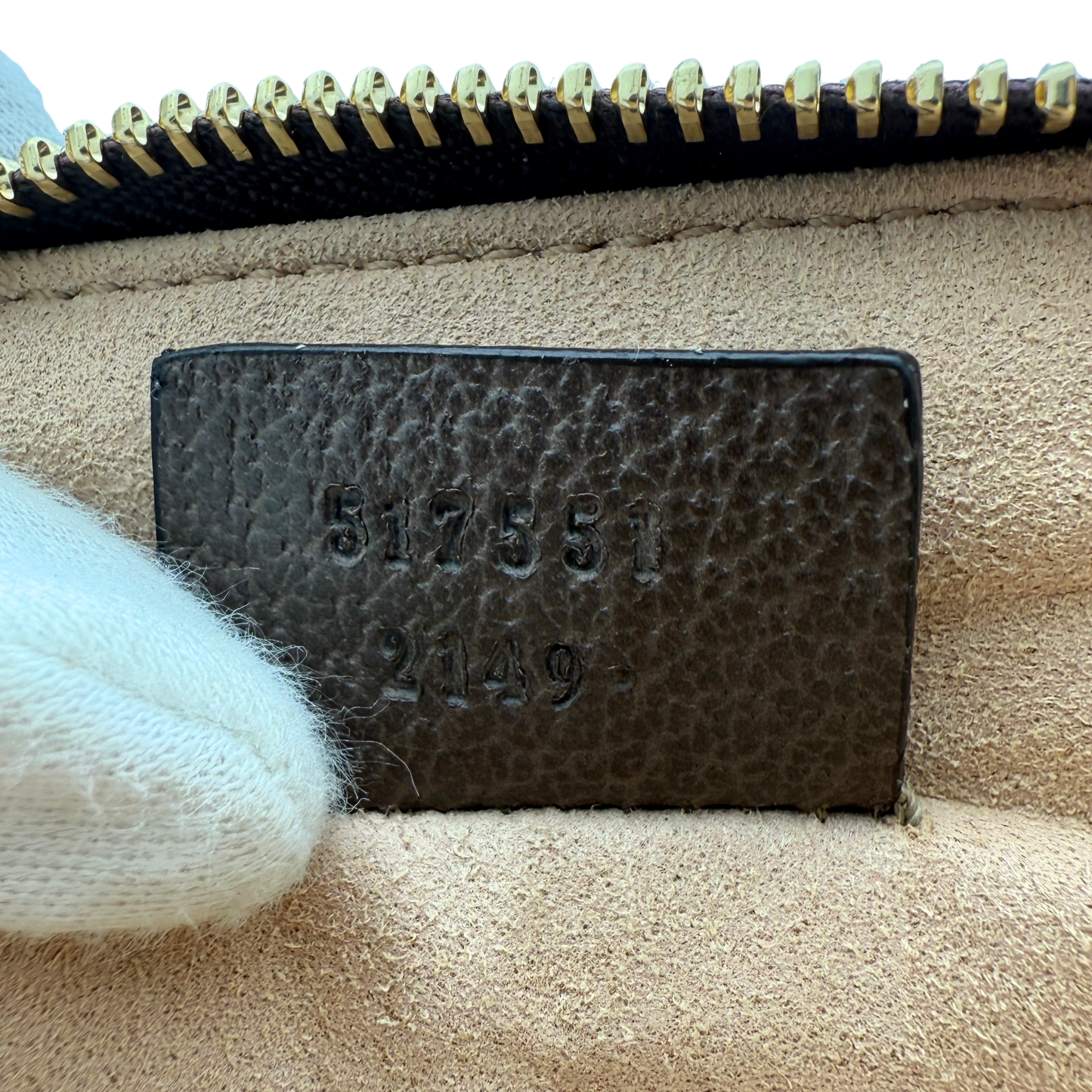 Gucci Ophidia Pouch aus GG Supreme-Canvas Braun / neuwertig Gucci