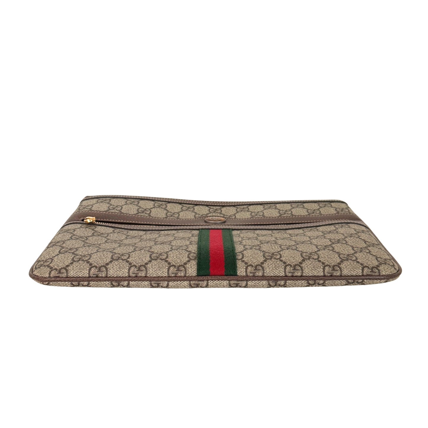 Gucci Ophidia Pouch aus GG Supreme-Canvas Braun / neuwertig Gucci