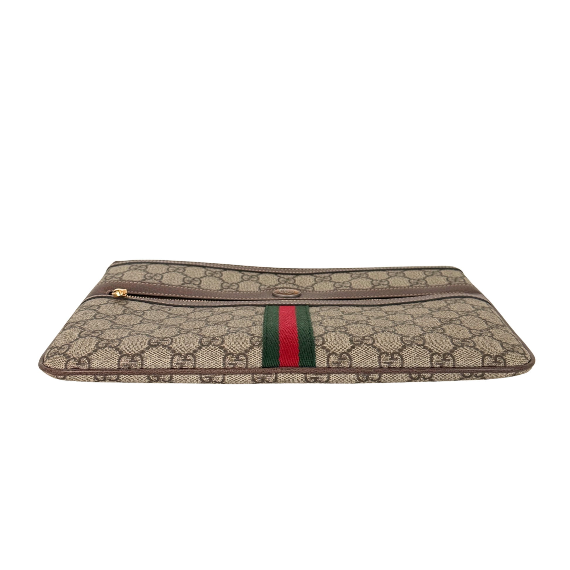 Gucci Ophidia Pouch aus GG Supreme-Canvas Braun / neuwertig Gucci