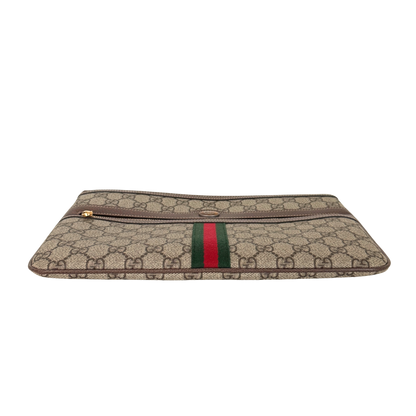 Gucci Ophidia Pouch aus GG Supreme-Canvas Braun / neuwertig Gucci