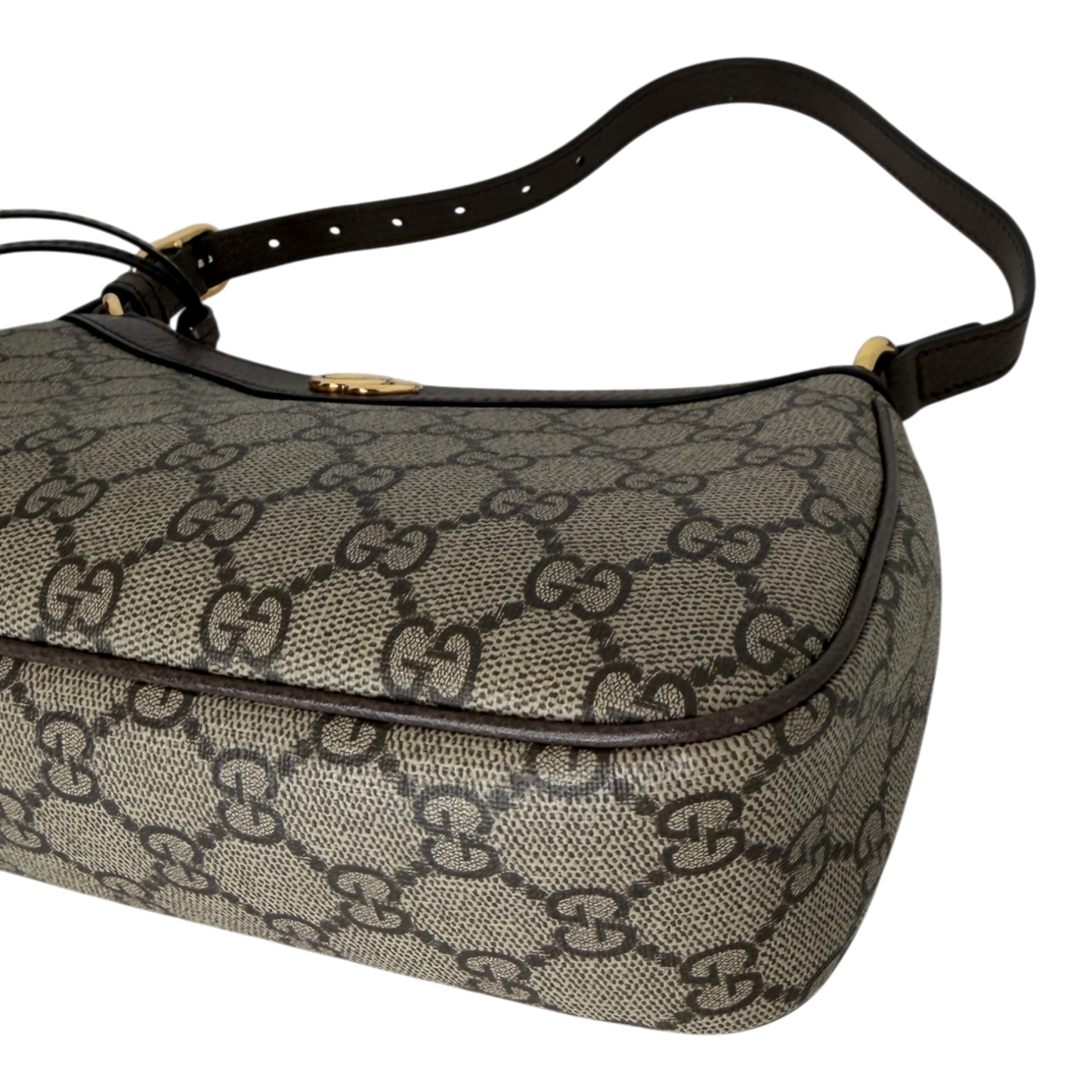 Gucci Ophidia Handtasche Small GG Supreme Beige/Ebenholz Gucci