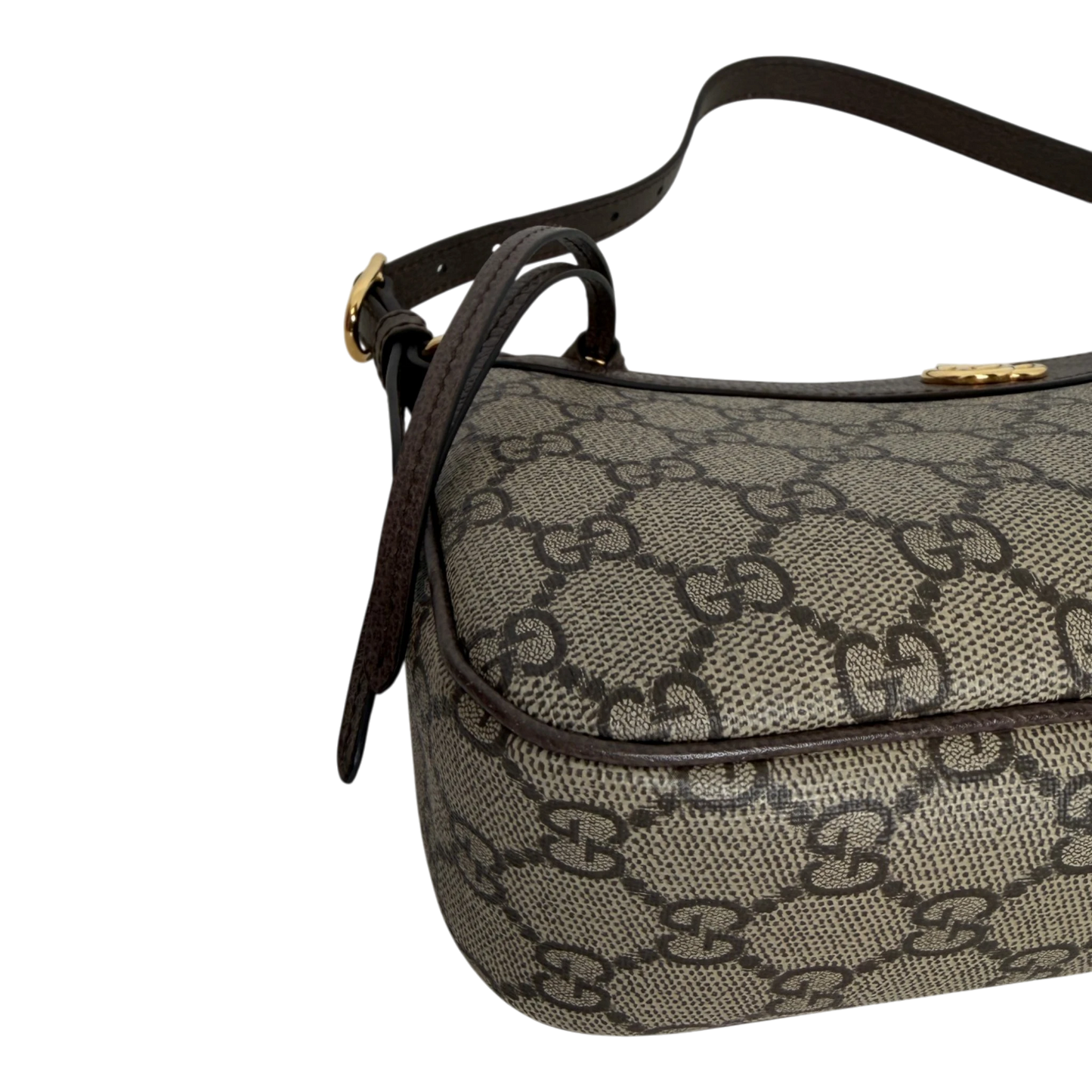 Gucci Ophidia Handtasche Small GG Supreme Beige/Ebenholz Gucci