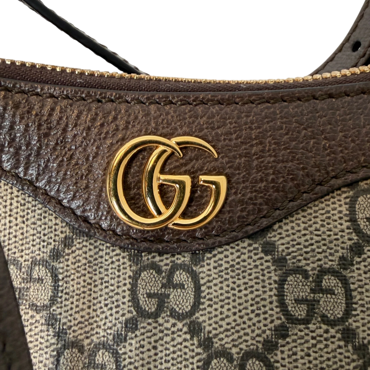 Gucci Ophidia Handtasche Small GG Supreme Beige/Ebenholz Gucci