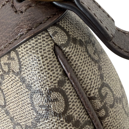 Gucci Ophidia Handtasche Small GG Supreme Beige/Ebenholz Gucci