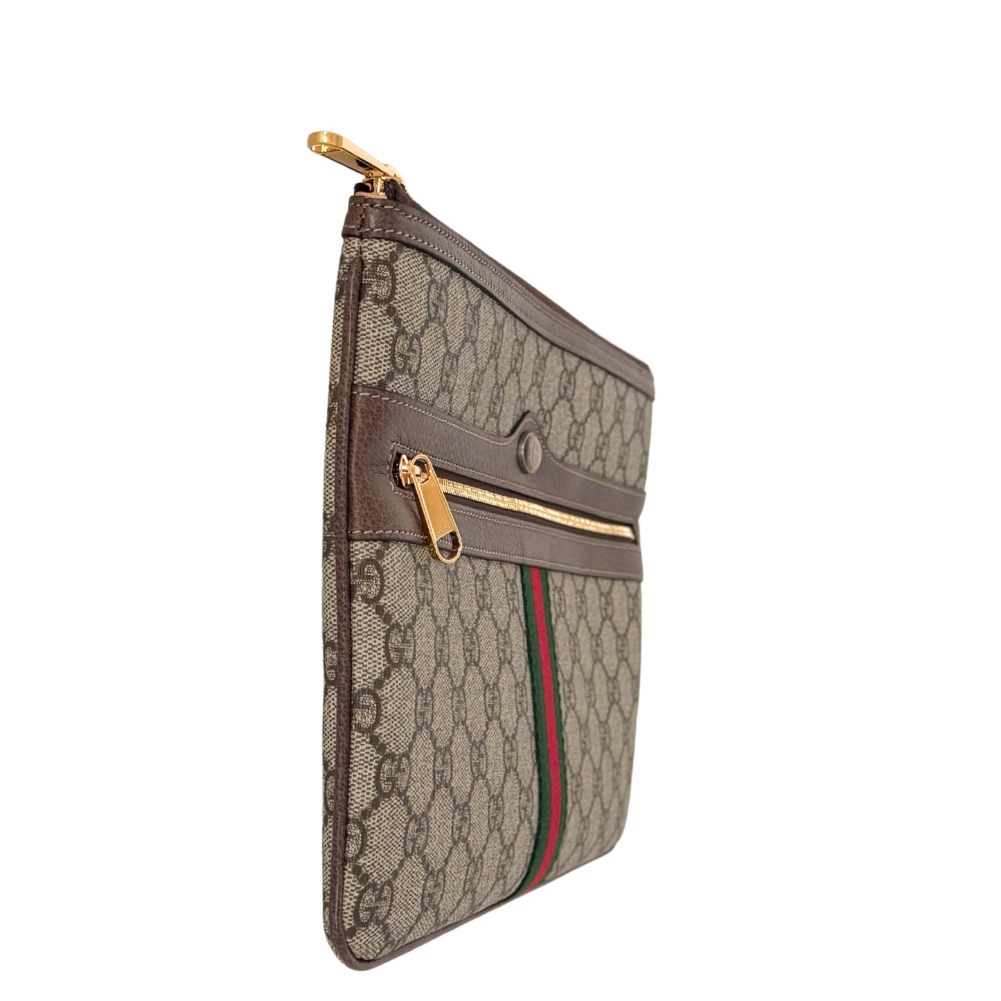 Gucci Ophidia Pouch aus GG Supreme-Canvas Braun / neuwertig Gucci