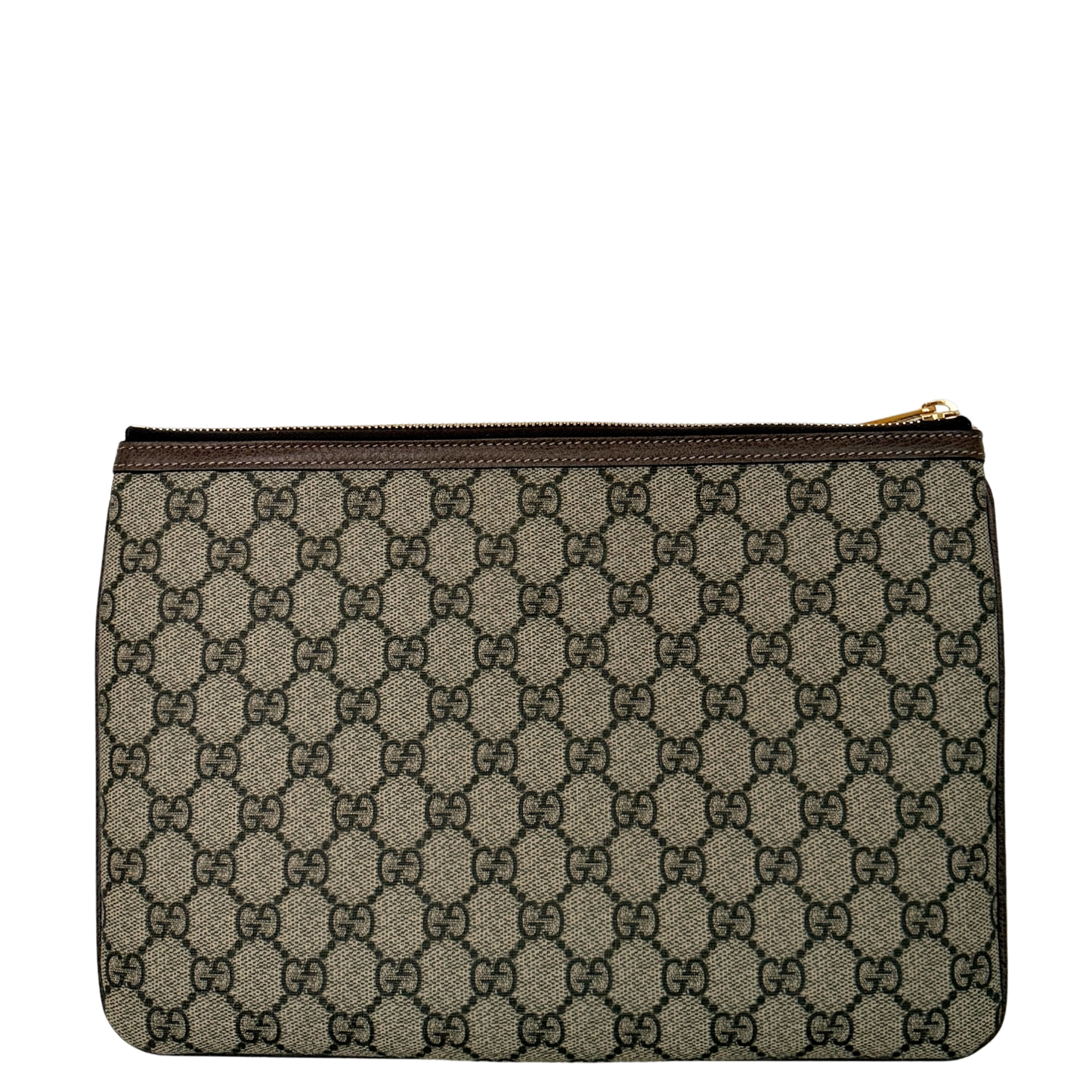 Gucci Ophidia Pouch aus GG Supreme-Canvas Braun / neuwertig Gucci
