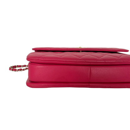 Chanel Trendy CC Top Handle Lammleder Pink / gut Chanel