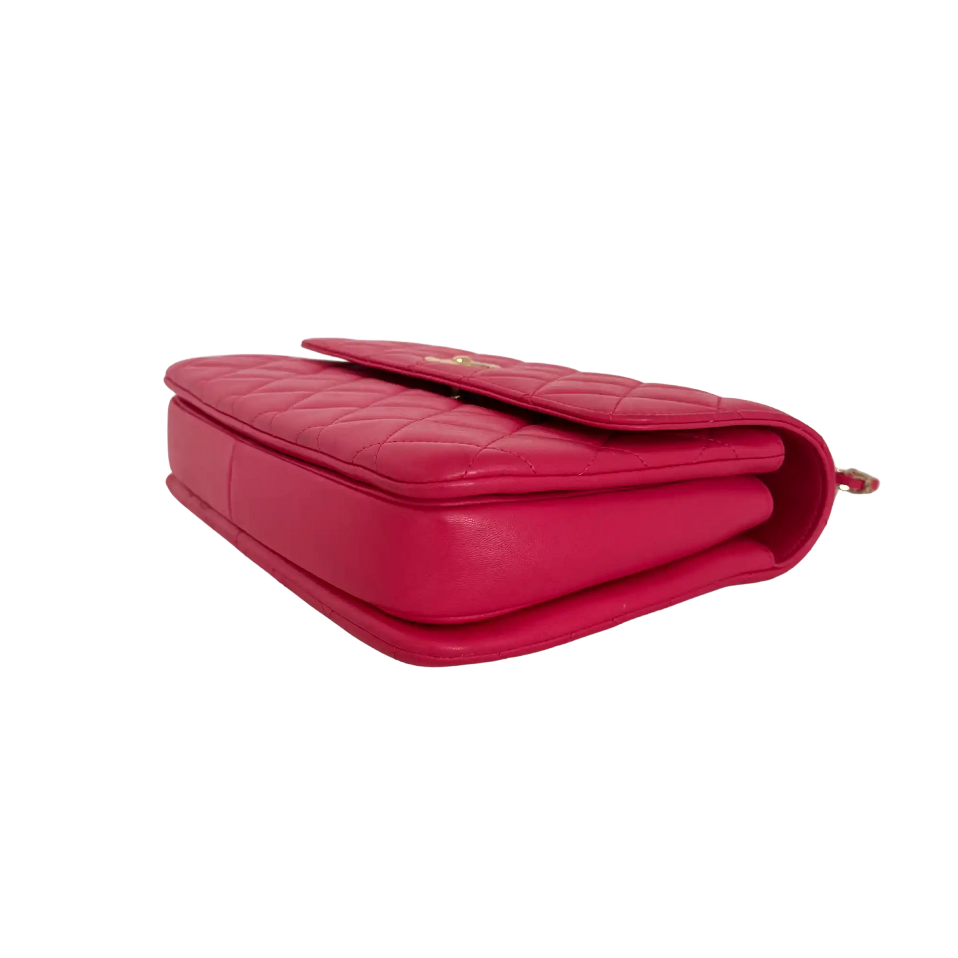 Chanel Trendy CC Top Handle Lammleder Pink / gut Chanel