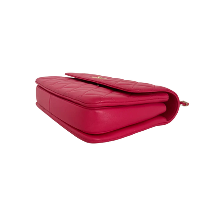 Chanel Trendy CC Top Handle Lammleder Pink / gut Chanel