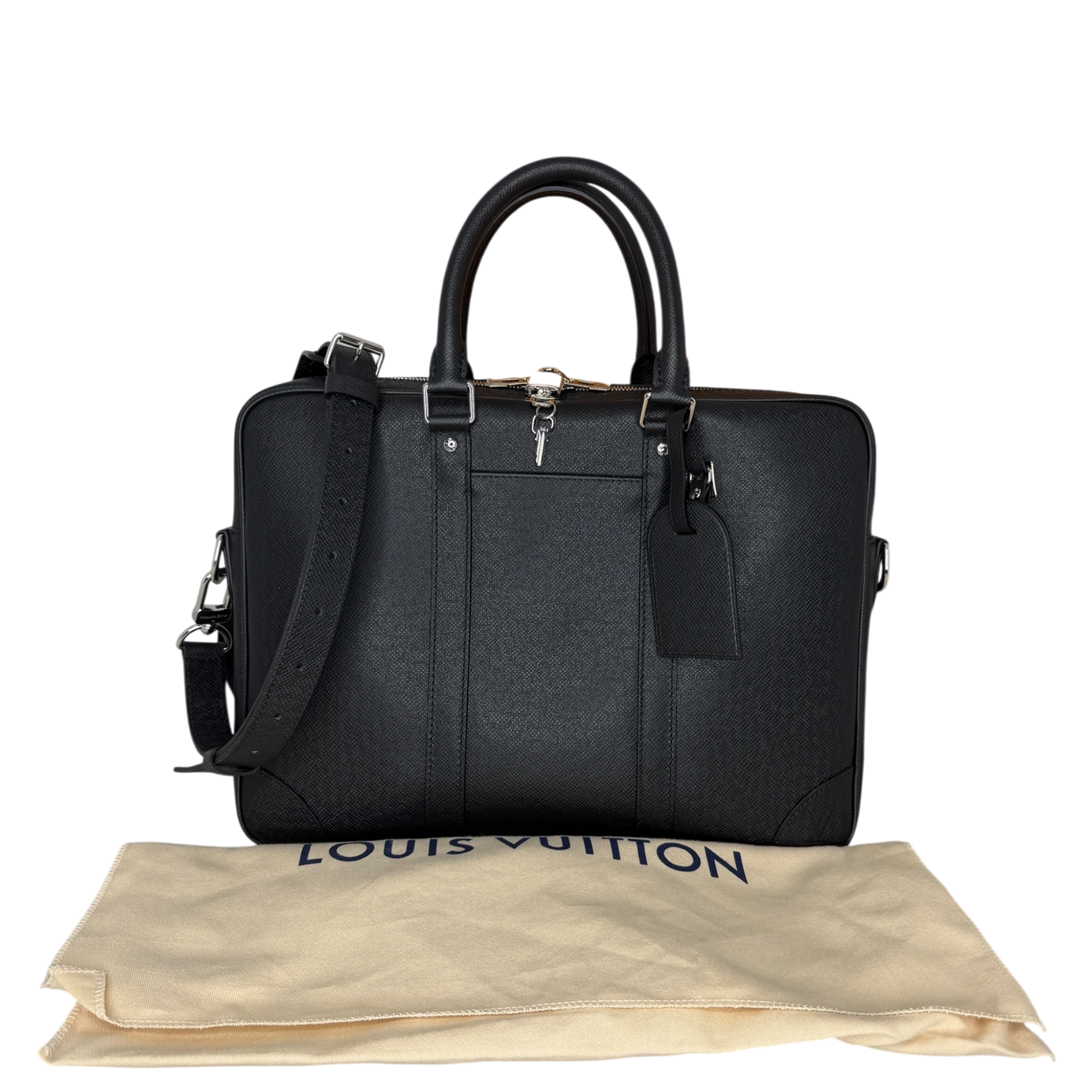 Louis Vuitton Porte-Documents Voyage PM Taiga Leder Fullset / neuwertig Louis Vuitton