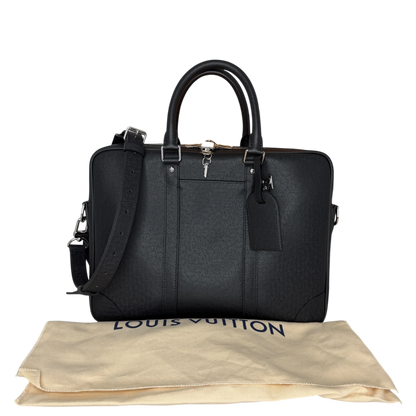 Louis Vuitton Porte-Documents Voyage PM Taiga Leder Fullset / neuwertig Louis Vuitton