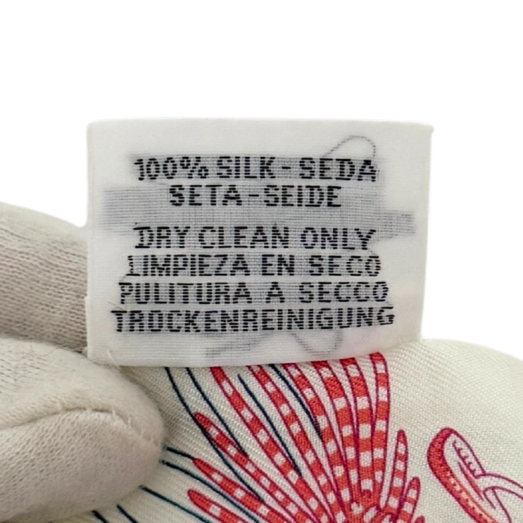 Hermès Twilly Tanz des Pacific weiß / sehr gut Hermès