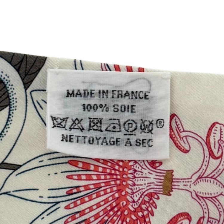 Hermès Twilly Tanz des Pacific weiß / sehr gut Hermès