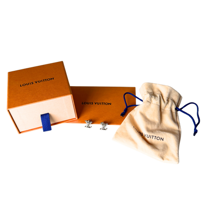 Louis Vuitton LV Iconic Ohrringe Palladium Fullset / neuwertig