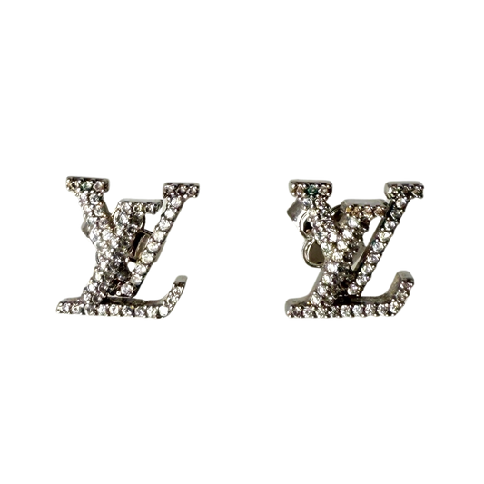 Louis Vuitton LV Iconic Ohrringe Palladium Fullset / neuwertig