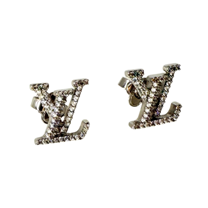 Louis Vuitton LV Iconic Ohrringe Palladium Fullset / neuwertig