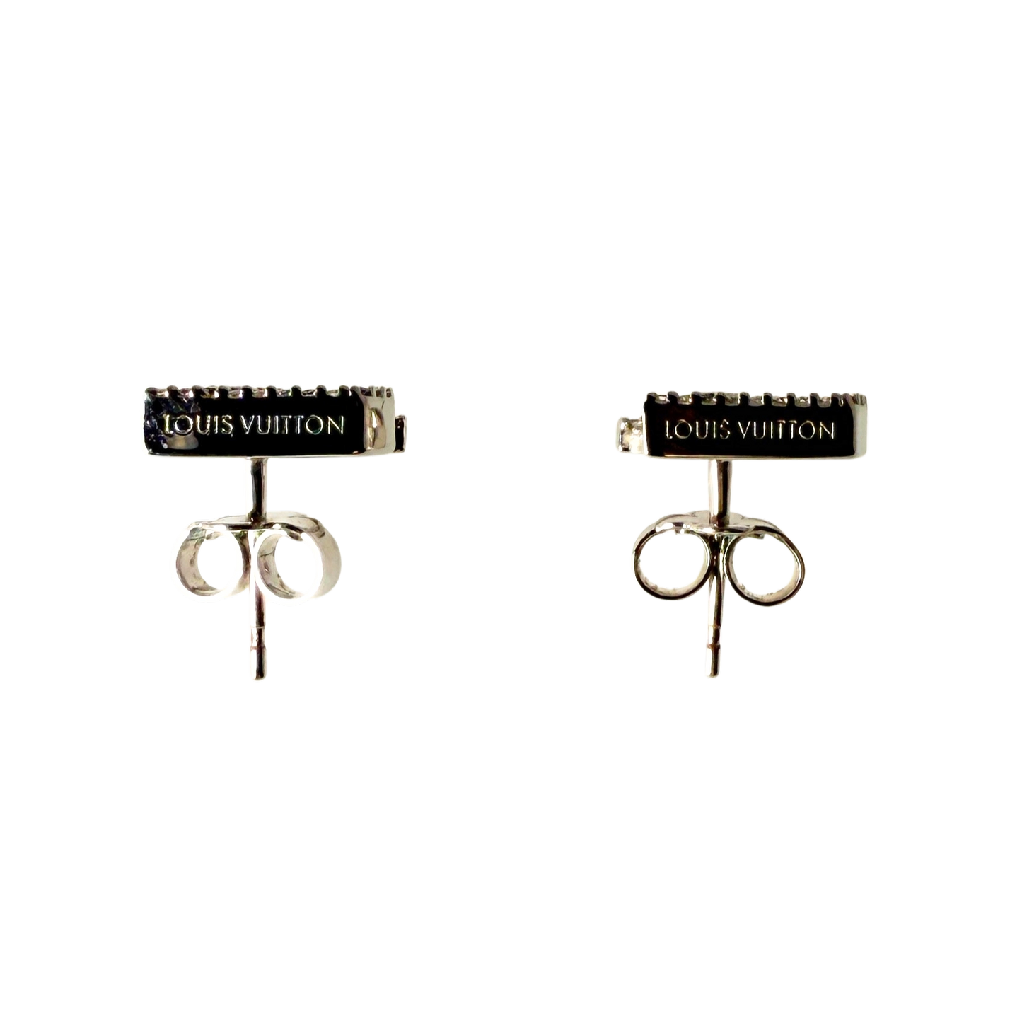 Louis Vuitton LV Iconic Ohrringe Palladium Fullset / neuwertig