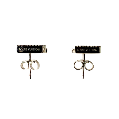 Louis Vuitton LV Iconic Ohrringe Palladium Fullset / neuwertig