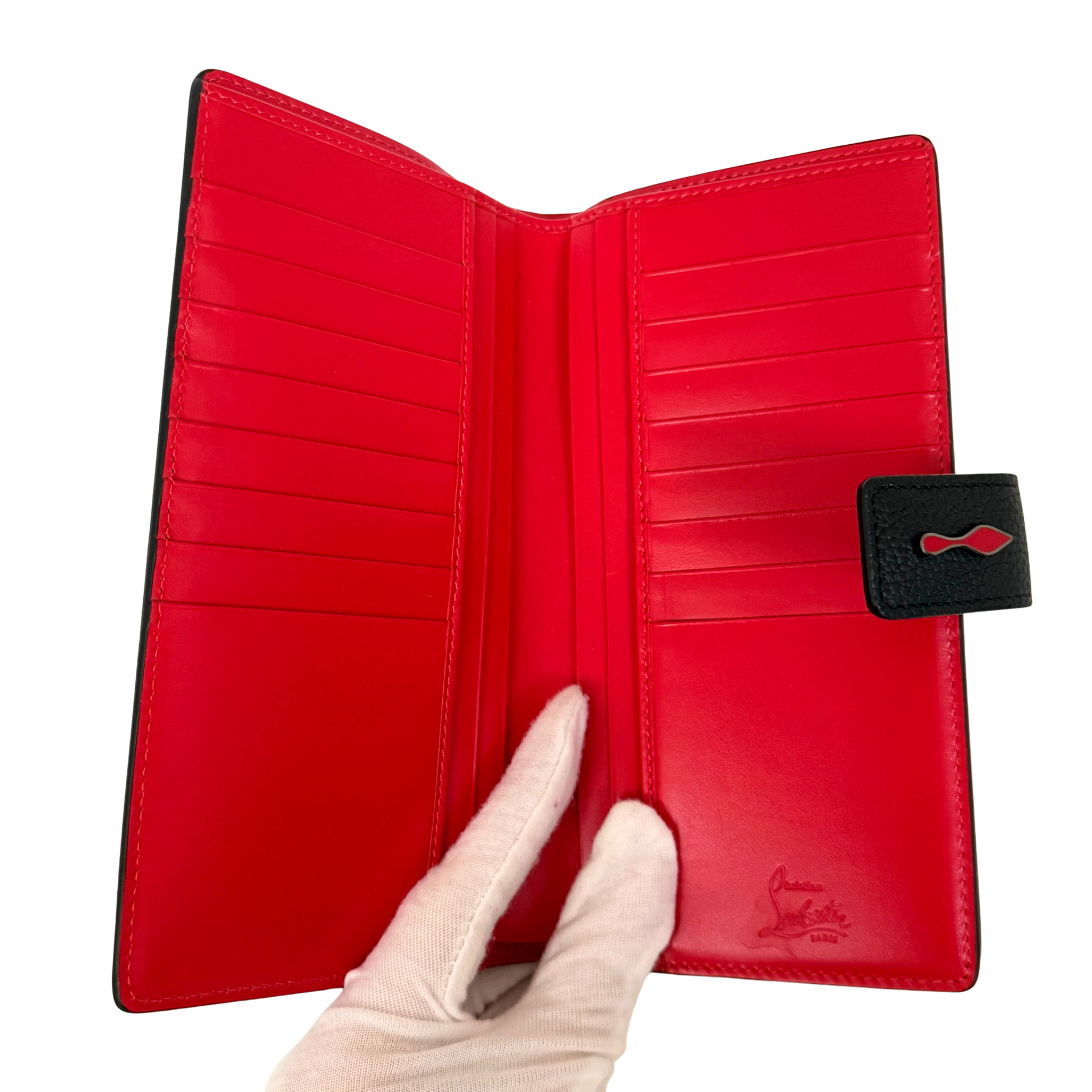 Christian Louboutin Paloma Geldbörse Schwarz / neuwertig Christian Louboutin