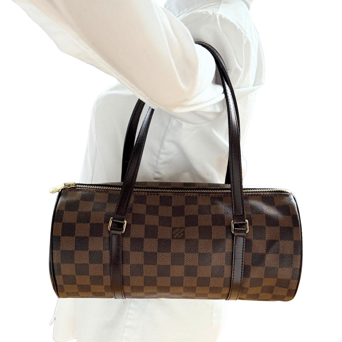 Louis Vuitton Papillon 30 Damier Ebene Braun / sehr gut Louis Vuitton