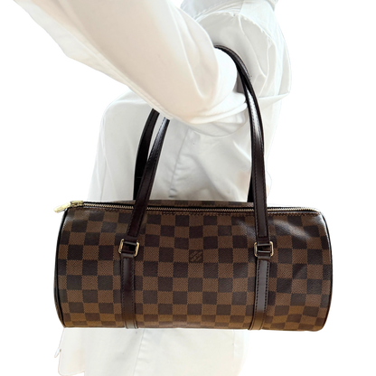 Louis Vuitton Papillon 30 Damier Ebene Braun / sehr gut Louis Vuitton