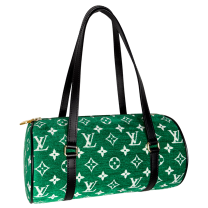 Louis Vuitton Papillon Trunk 26 Samt Monogram Grün / neuwertig Louis Vuitton