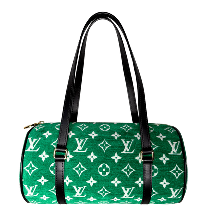 Louis Vuitton Papillon Trunk 26 Samt Monogram Grün / neuwertig Louis Vuitton