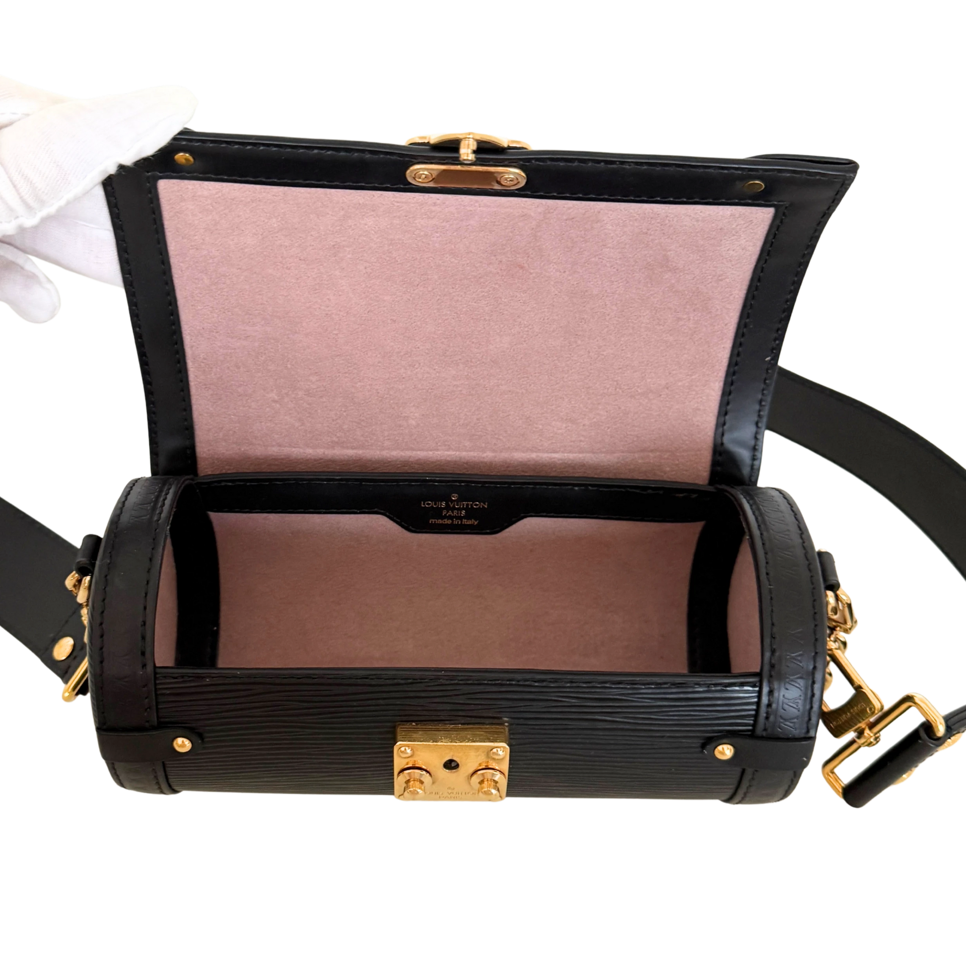 Louis Vuitton Papillon Trunk aus Epi Leder M58655 Schwarz / sehr gut Louis Vuitton