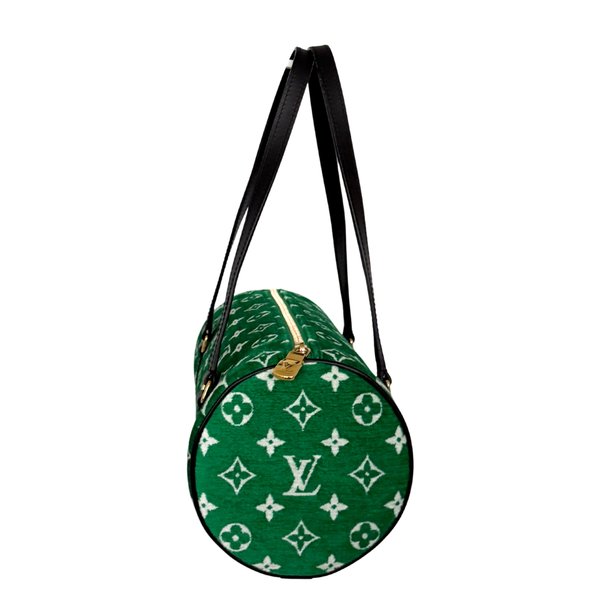 Louis Vuitton Papillon Trunk 26 Samt Monogram Grün / neuwertig Louis Vuitton