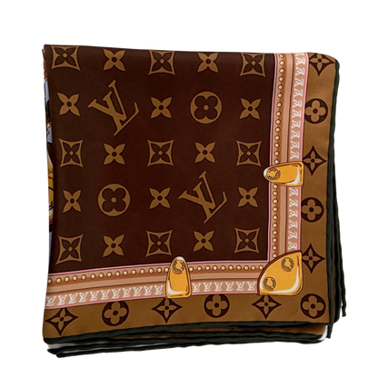 Louis Vuitton Carré Perfect Match Tuch Blau  / neuwertig Louis Vuitton