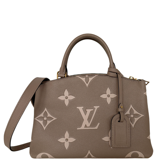 Louis Vuitton Petit Palais M58914 Monogram Empreinte Leder Bicolor / sehr gut Louis Vuitton