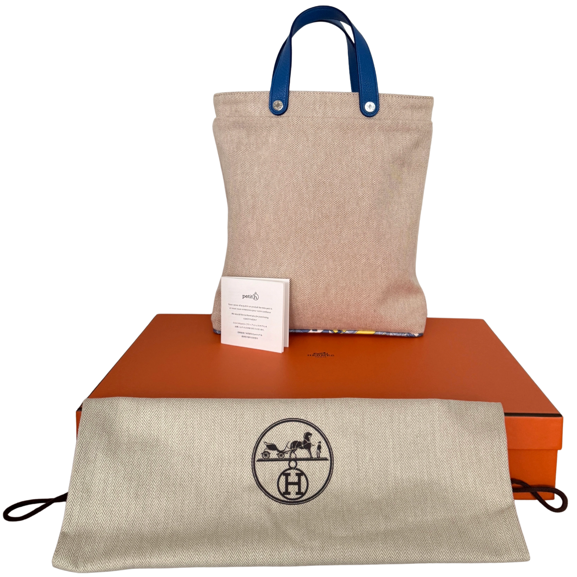 Hermès Petit h Tote Bag Beige / neuwertig Echtheitscheck