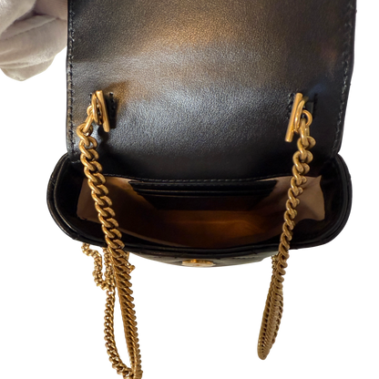 Gucci GG Marmont Phone Crossbody Bag Schwarz / neuwertig Gucci