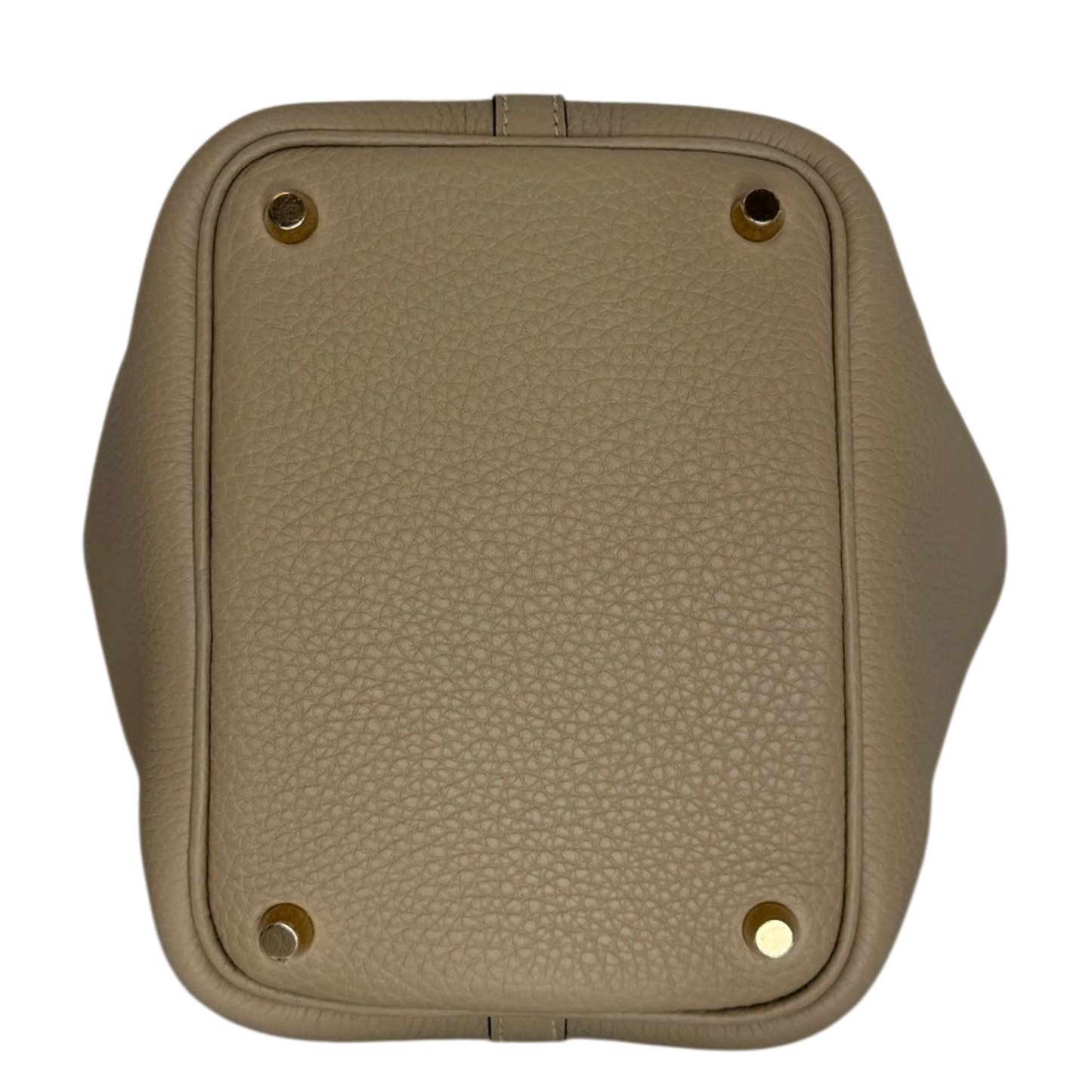 Hermès Picotin 18 Taurillon Clémence beige S2 Trench goldene Hardware 2025 Fullset / neuwertig Hermès