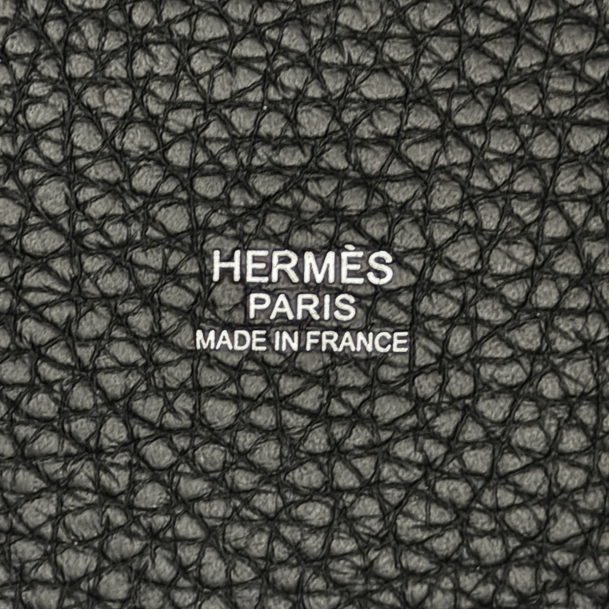 Hermès Picotin 18 Taurillon Clémence schwarz silber Hardware 2025 Fullset / neuwertig Hermès