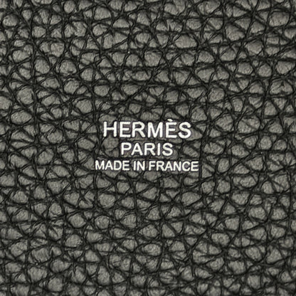 Hermès Picotin 18 Taurillon Clémence schwarz silber Hardware 2025 Fullset / neuwertig Hermès