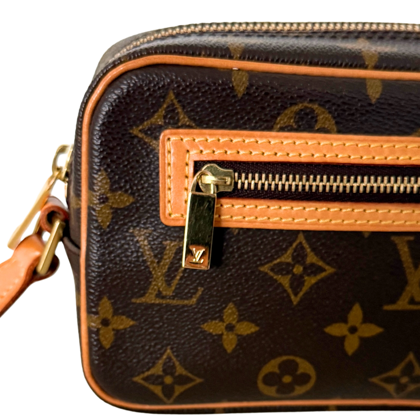 Louis Vuitton Pochette Cité Monogram Canvas Braun / sehr gut Louis Vuitton