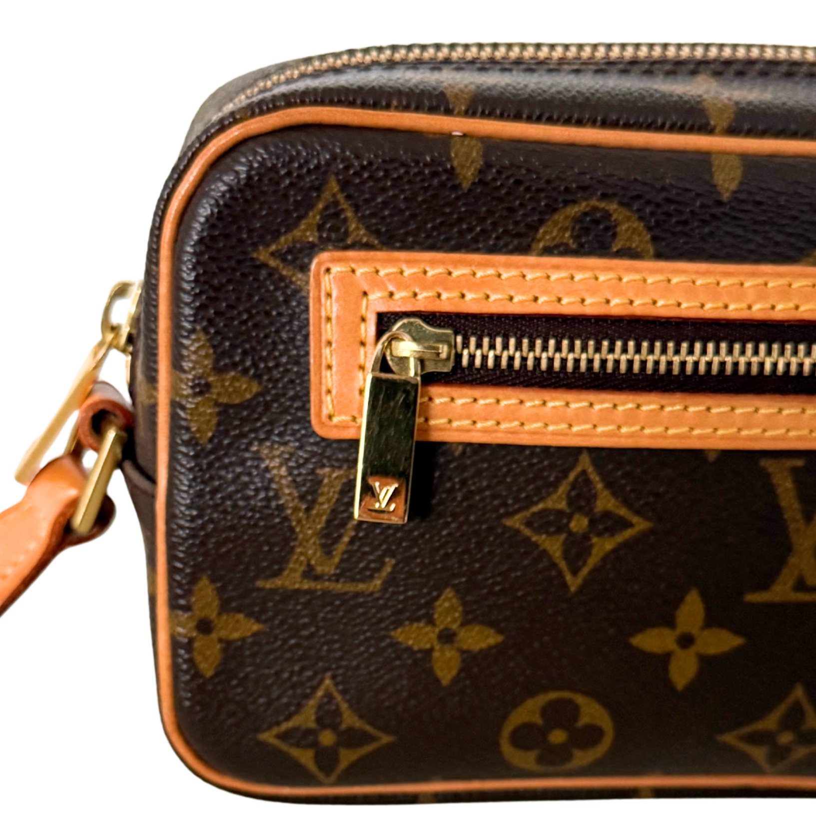 Louis Vuitton Pochette Cité Monogram Canvas Braun / sehr gut Louis Vuitton