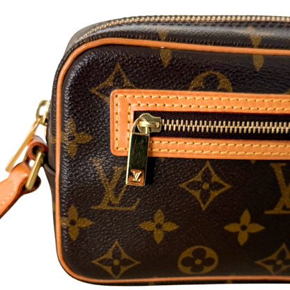 Louis Vuitton Pochette Cité Monogram Canvas Braun / sehr gut Louis Vuitton