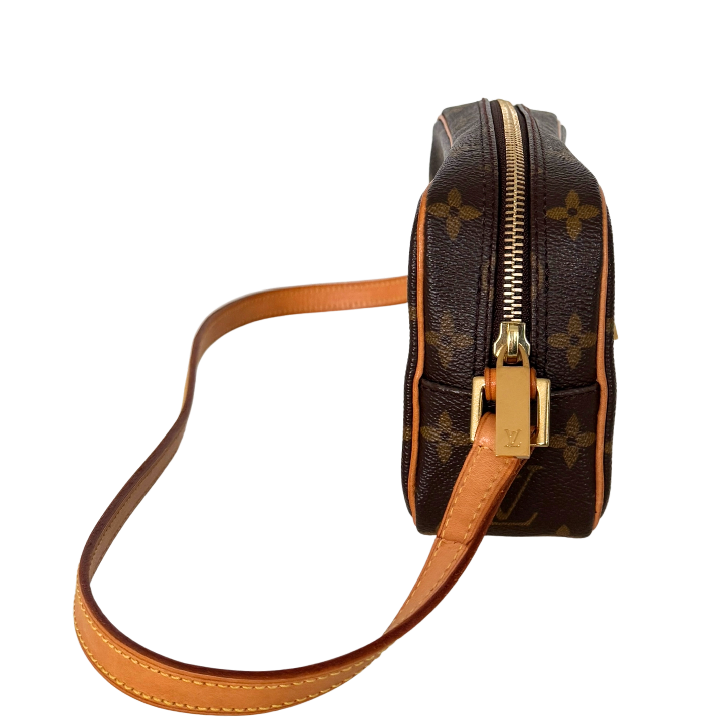 Louis Vuitton Pochette Cité Monogram Canvas Braun / sehr gut Louis Vuitton