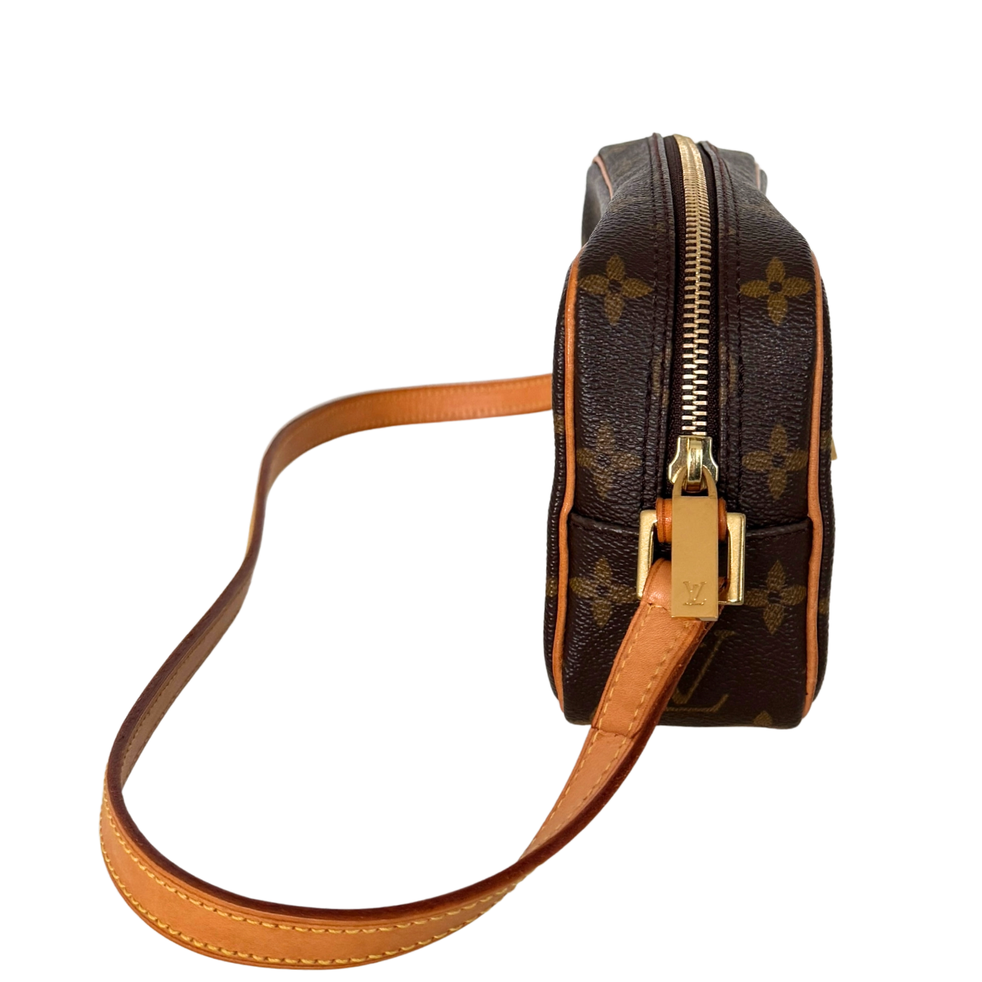Louis Vuitton Pochette Cité Monogram Canvas Braun / sehr gut Louis Vuitton