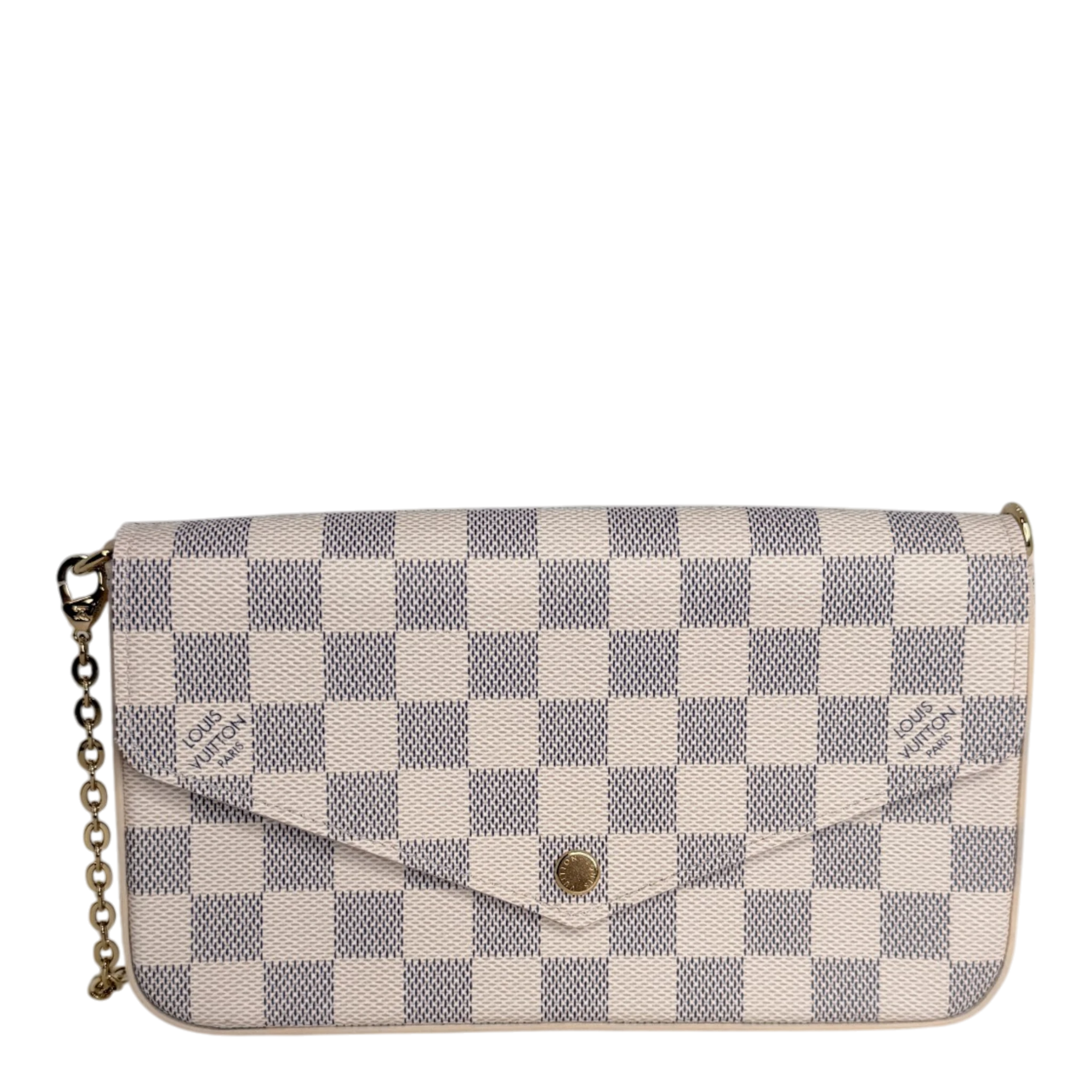 Louis Vuitton Félicie Pochette Damier Azur Canvas N40491 Louis Vuitton