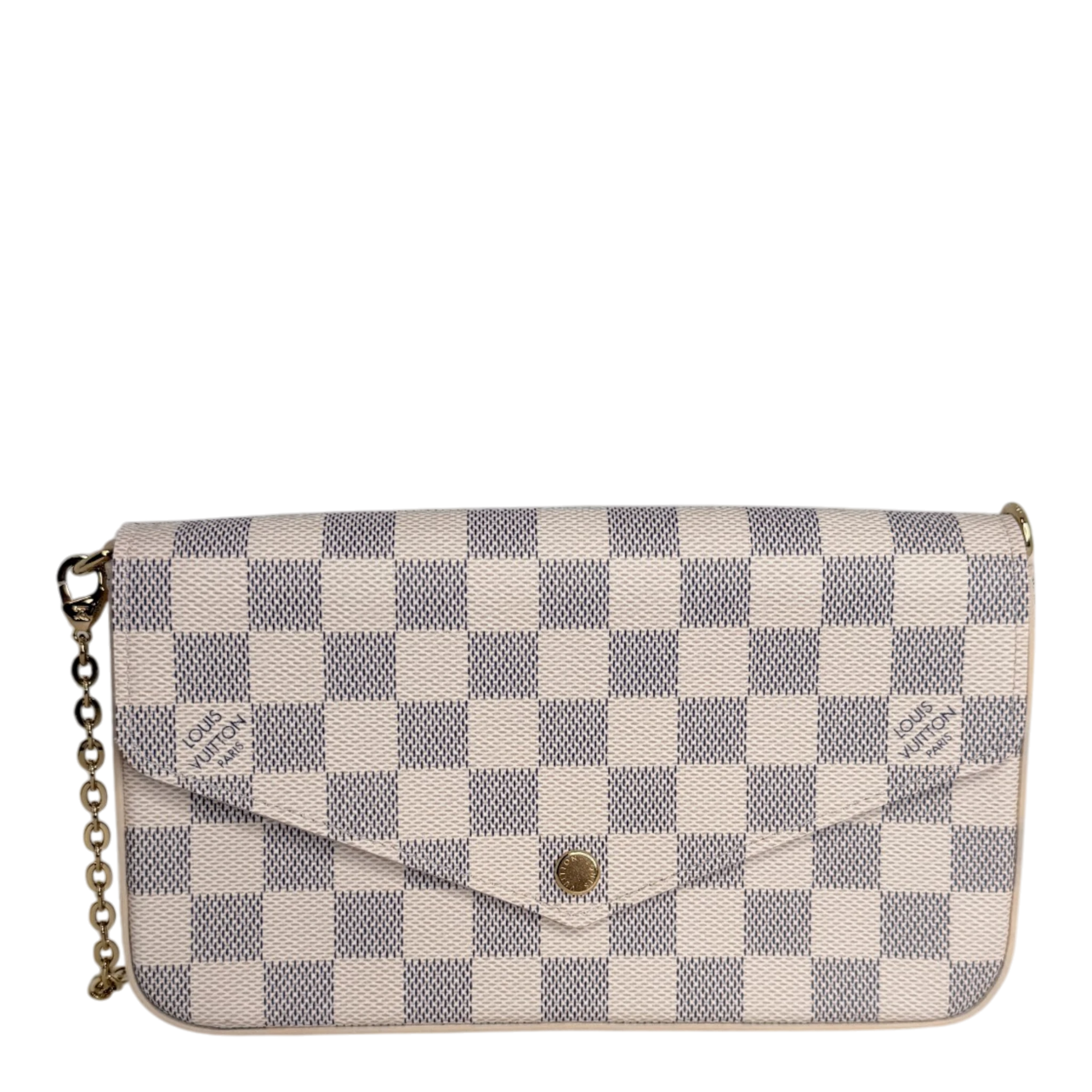 Louis Vuitton Félicie Pochette Damier Azur Canvas N40491 Louis Vuitton
