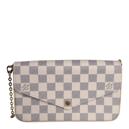 Louis Vuitton Félicie Pochette Damier Azur Canvas N40491 Louis Vuitton
