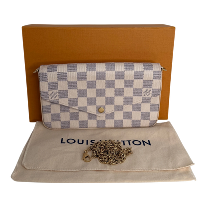 Louis Vuitton Félicie Pochette Damier Azur Canvas N40491 Louis Vuitton