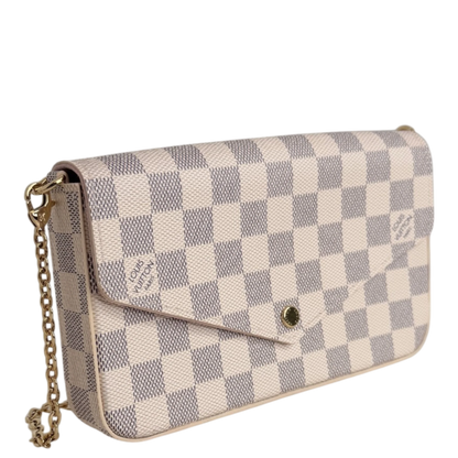 Louis Vuitton Félicie Pochette Damier Azur Canvas N40491 Louis Vuitton