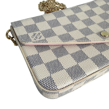 Louis Vuitton Félicie Pochette Damier Azur Canvas N40491 Louis Vuitton