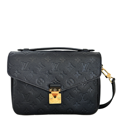 Louis Vuitton Pochette Métis Empreinte Leder schwarz M47487 / neuwertig Louis Vuitton