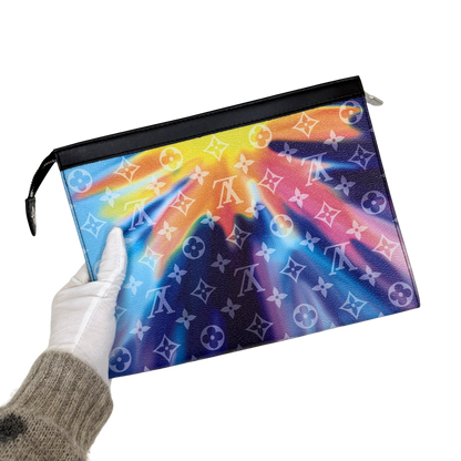 Louis Vuitton Pochette Voyage MM Monogram Sunset Multicolor / neuwertig